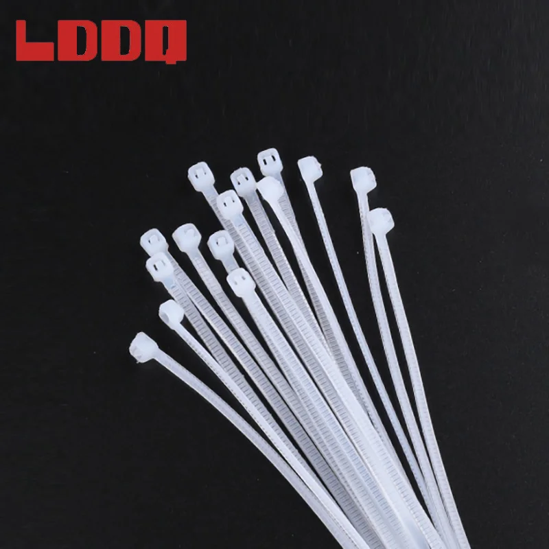 

LDDQ 3*150 1000pcs Self-locking Nylon Cable Ties Width 1.9mm Plastic Wire Cable Cord Zip Tie Wire Organiser National Standard