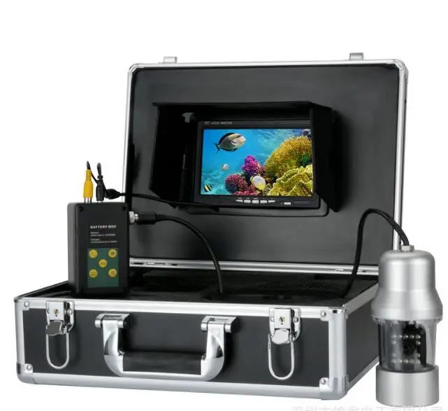 7 Inch 360 Degree Rotation 1000TVL Under-water Fishing Camera With Tool Box Fish Finder