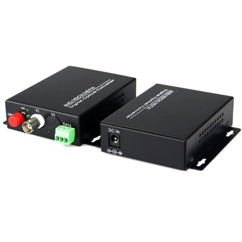 1 Channel 720P/960P HD CVI/AHD/TVI Converter Fiber Optic to BNC Digital Video Converter Fiber Optical Transmitter and Receiver