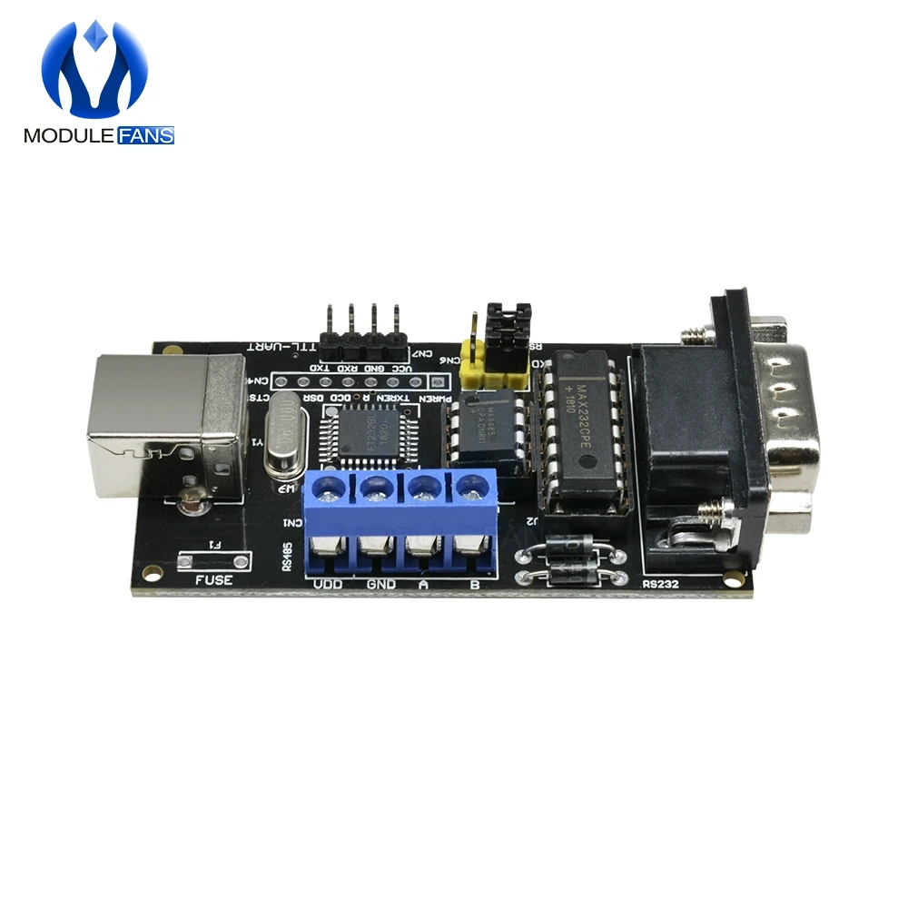 FT232BM/BL FTDI Standard USB Ke Serial RS232 TTL UART RS485 Converter DB9 Adapter Controller Module Board UNTUK Arduino