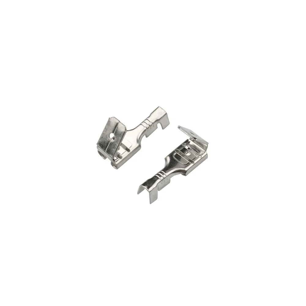 100pcs/lot 6.3 against the back shoulder spring terminals inserted  cold terminal connector