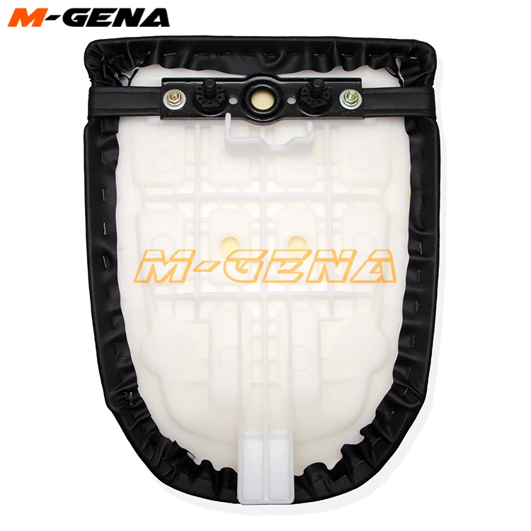 دراجة نارية المقعد الخلفي القلنسوة بيلايون بولي وسادة وسادة جلدية الظهر موتوكروس مقهى المتسابق مقعد ل K1 GSXR 600 750 2000 2001 2002 2003 #5