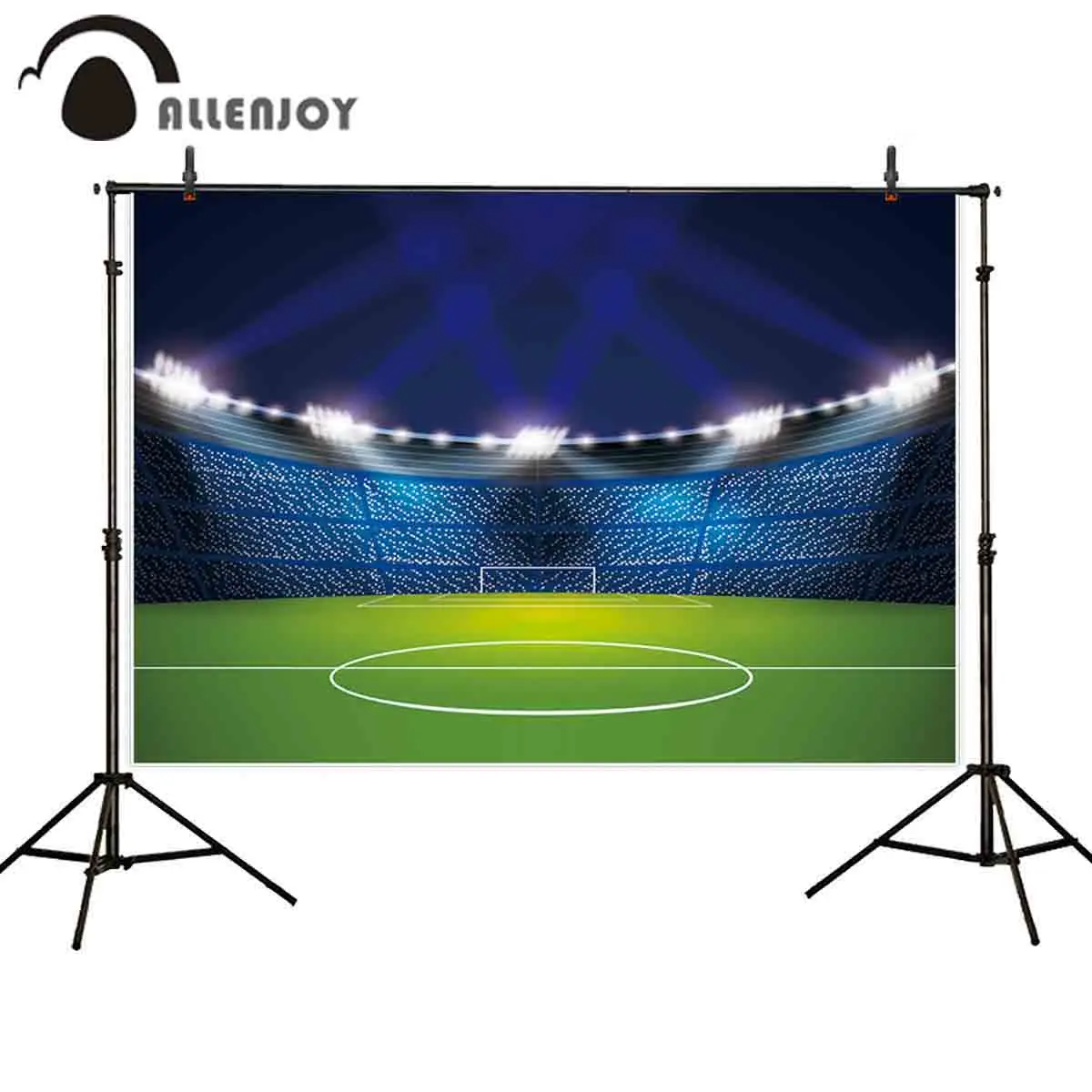 Allenjoy Nền Chụp Ảnh Sân Bóng Đá Cầu Thủ Real Madrid Sinh Nhật Cho Bé Phòng Thu Photocall Phông Nền Photophone Để Chụp