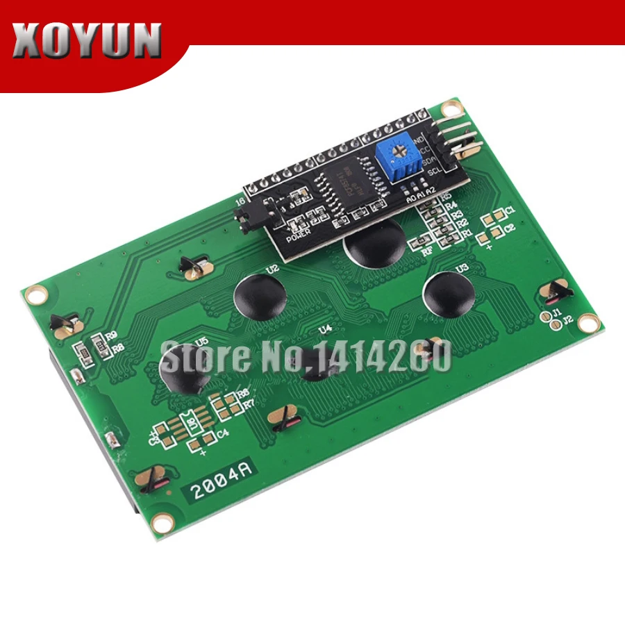 IIC/I2C 2004 LCD2004 LCD module blue screen