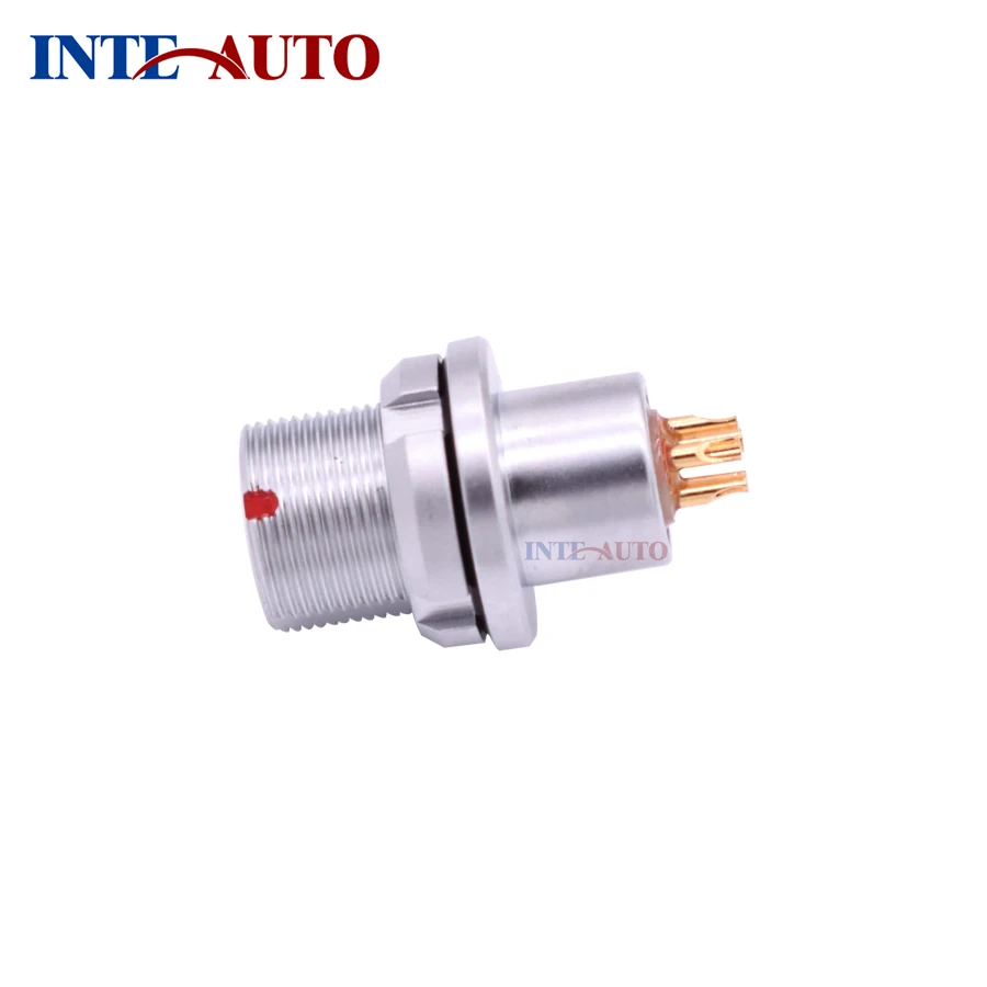 quick locking M9 size 0B series brass female connector,Metal multi-pin wire socket receptacle,HMEG,2,3,4,5,6,7,9 pins