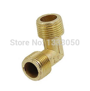 

2pcs Air Compressor Fittings Brass 9.5mm/12.5mm/16.5mm/20mm M x M Thread Elbow 1/4PT/1/2PT/3/8PT/1/8PT