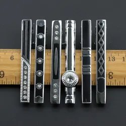 Fashion Clasp Wedding Gift Style Tie Clamp Pin Necktie Simple Clip Jewel Men Metal Tie Clips