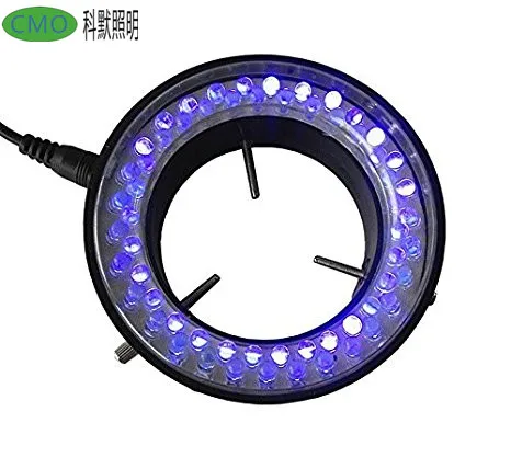 56 LED Purple UV Light Source for Microscope Ring Light Lamp Illuminator with Adapter 220V or 110V