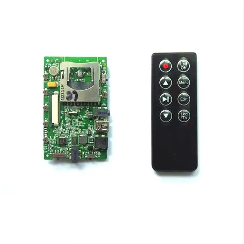 SD Card Mini DVR Module 720x480 30fps Support 32GB Recorder Board  PCBA  Monitor Record & Playback 1CH Video & Picture Capture