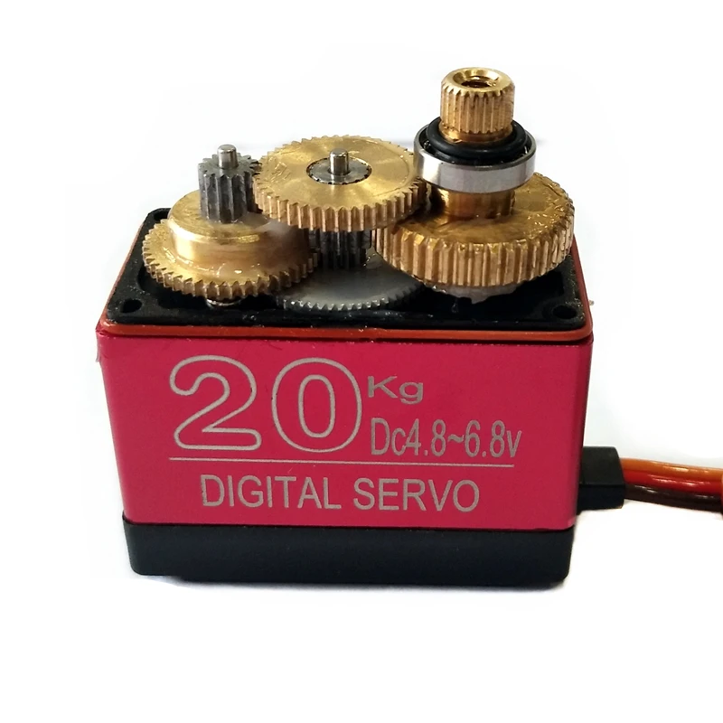 จัดส่งฟรี DS3218 RC Servo 20KG Metal Gear Servo อลูมิเนียมเชลล์ Servo Baja ปกติรุ่นกันน้ำสำหรับ Baja รถยนต์