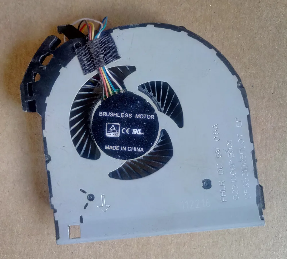 CPU FAN for Lenovo Ideapad V110-15 V110-15Isk FHLR DFS531005PL0T EP 023.1006P.0001