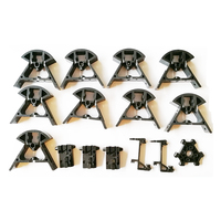 3D Printer Accessories Delta Injection Parts Single Head Set Complete Parts / Triangle Parts / dual nozzle rack