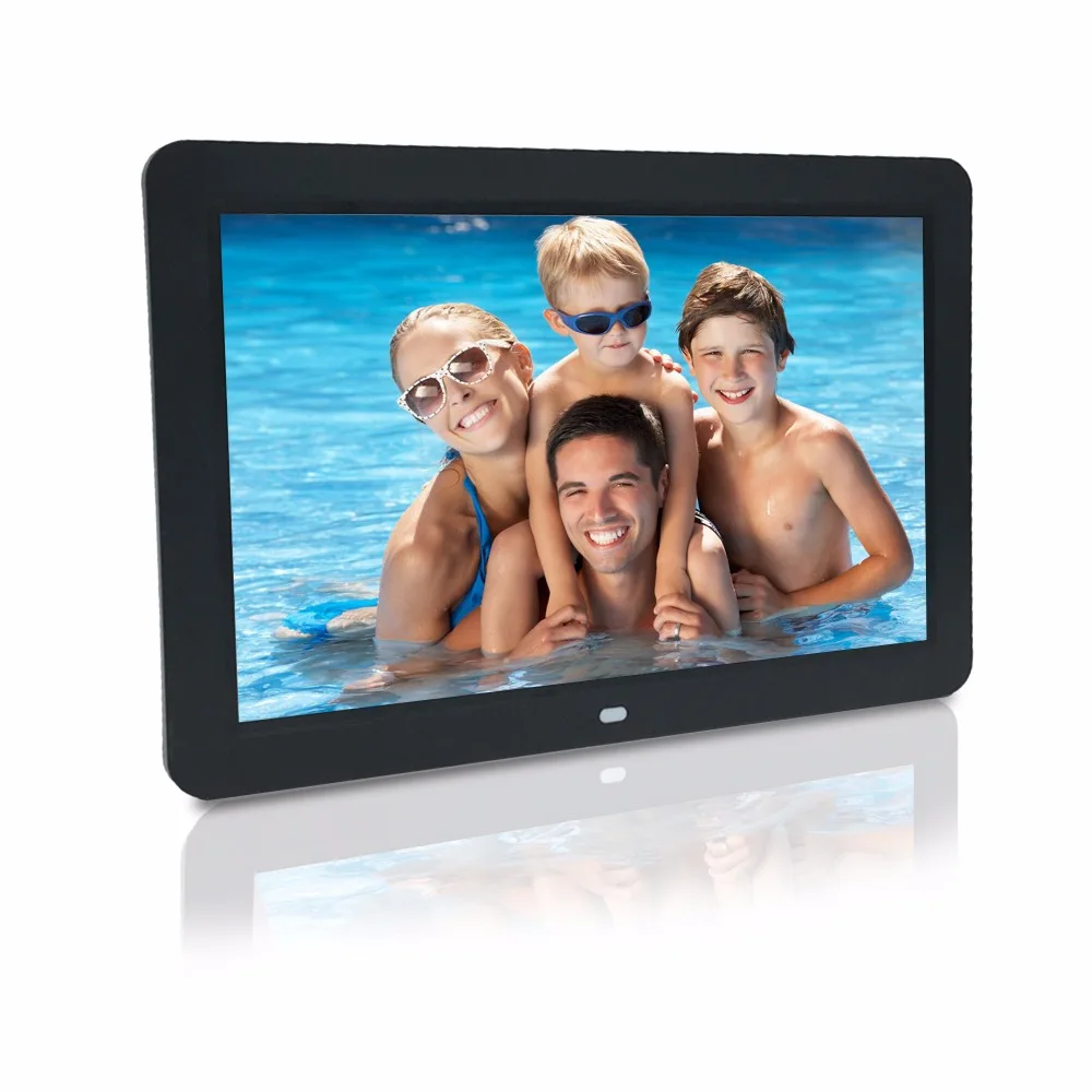 12 inch digital photo frame digital picture frame wide viewing angle support 1080P picture and video player adversing machine