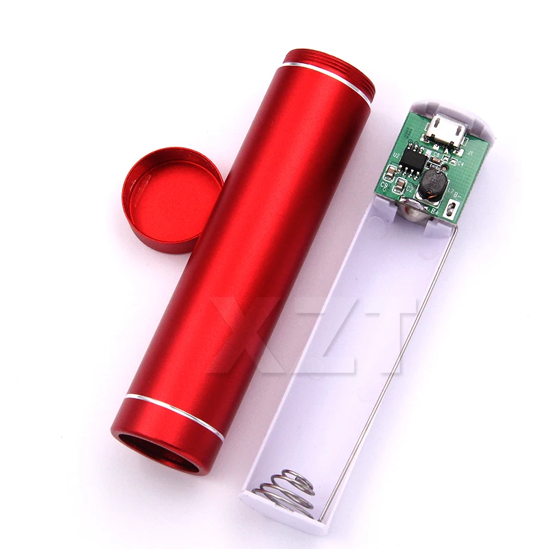 1pcs External Battery Storage Case USB 5V 1A Portable DIY Power Bank Suit 18650 Li-ION Battery Case Mini Rechargeable Box Store