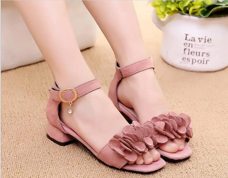 2019 summer new girls sandals candy color children shoes girls shoes princess shoes fashion girls sandals kids single shoes