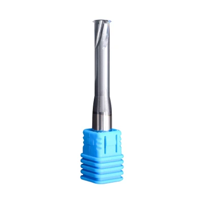 HRC65 metric Single blade milling cutter with carbide thread mill for CNC machining center 4 6 mm