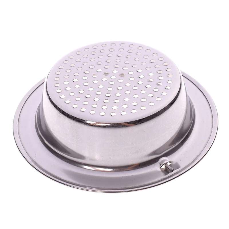 1PC Stainless Steel Kitchen Sink Strainer Sewer Bathroom Shower Hair Filter Basket Anti-Blocking Cleaning Accessories