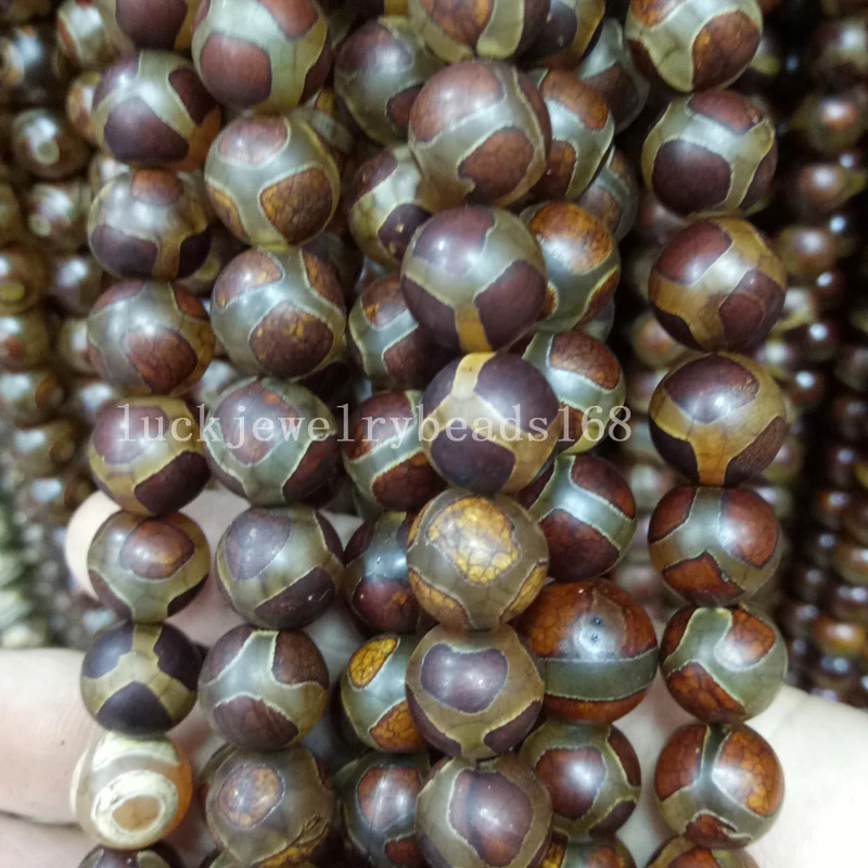 10mm Archaize Tianzhu Round  Women Men Spacers Beads Strand 15.5