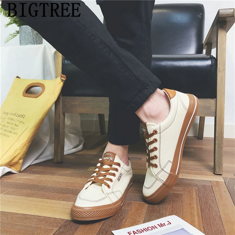 Canvas Shoes Men White Men's Shoes Casual Shoes Fashion Men Sneakers 2024 Tenis Masculino Chaussure Homme Sapato Masculino Bona