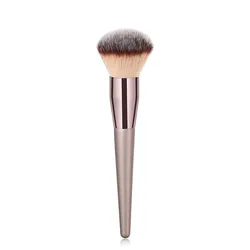 Brocha de maquillaje para Contorno de mejillas y cara, brocha Kabuki para base de nariz, brocha de maquillaje cosmética de potencia suelta, herramienta para colorete en polvo, 1 unidad