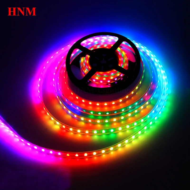 

5V 30/60/72/144LEDs/m RGB Pixel WS2813 LED Strip Light 5050 SMD TV Flexible Tape Lamp White/Black PCB IP20/IP65/IP67