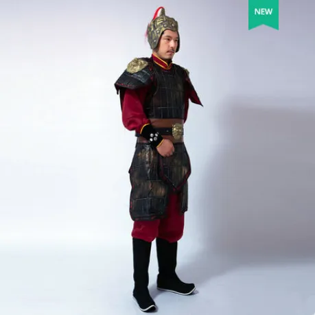 High Quality Chinese Soldier Costume Ancient Chinese Armor Costume For Men Historical Costume Ancient Dynasty Cosplay