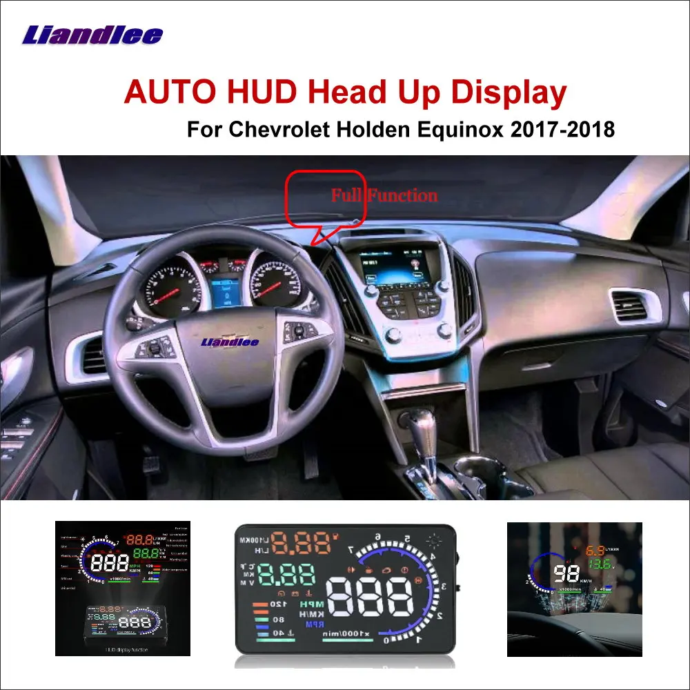 HUD Car Head Up Display For Chevrolet Holden Equinox 2017-2018 Safe Driving Screen OBD Data Projector Windshield