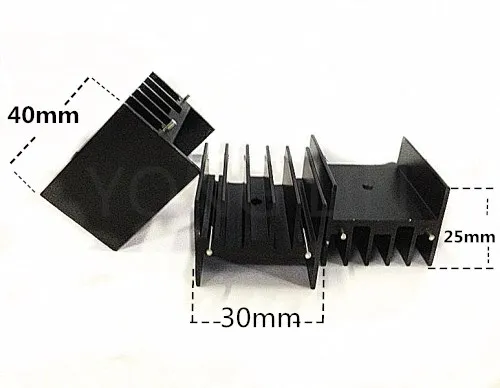 10 шт. Алюминиевый Радиатор 30*25-40 мм/ic Радиатор/to-220 радиатор