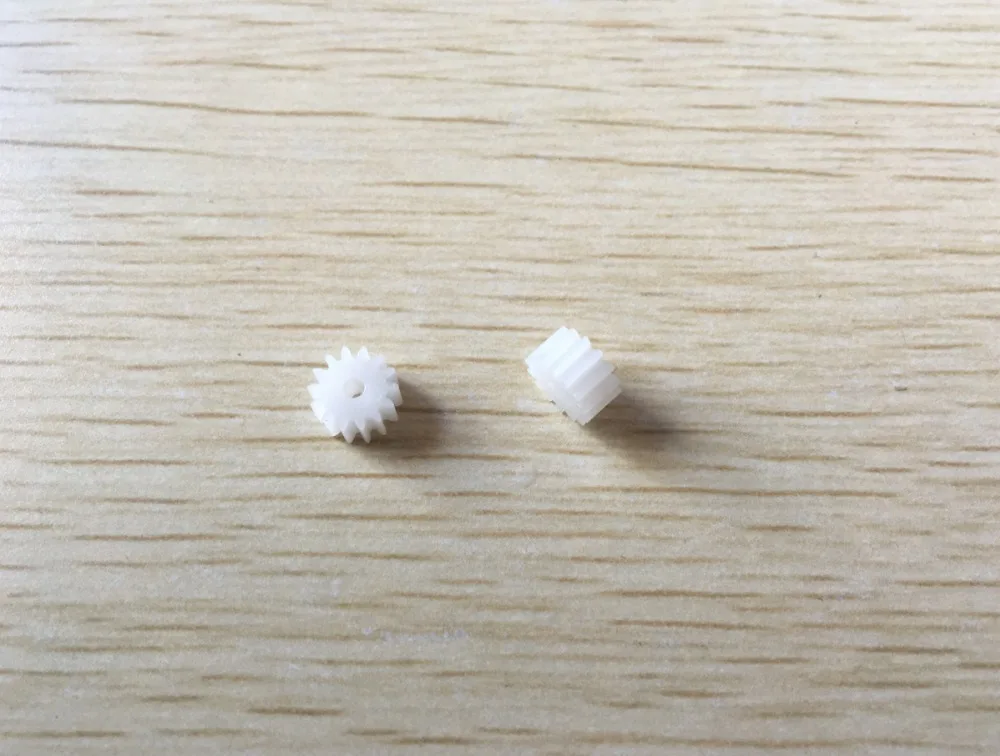 

50 шт. 8 мм x 2 мм 0,5 Модульный пластиковый мотор, основной вал, ось, Шестерня для модели RC, игрушки