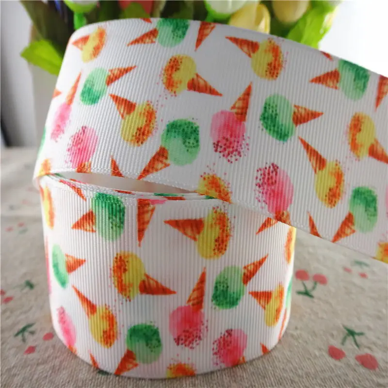 18081808, 1-1/2" 38mm 10 Yards bedruckte Ripsbandbänder mit Süßigkeiten- und Kuchenmotiven, DIY-Haarschleifen, handgefertigte Materialien – Detail 8