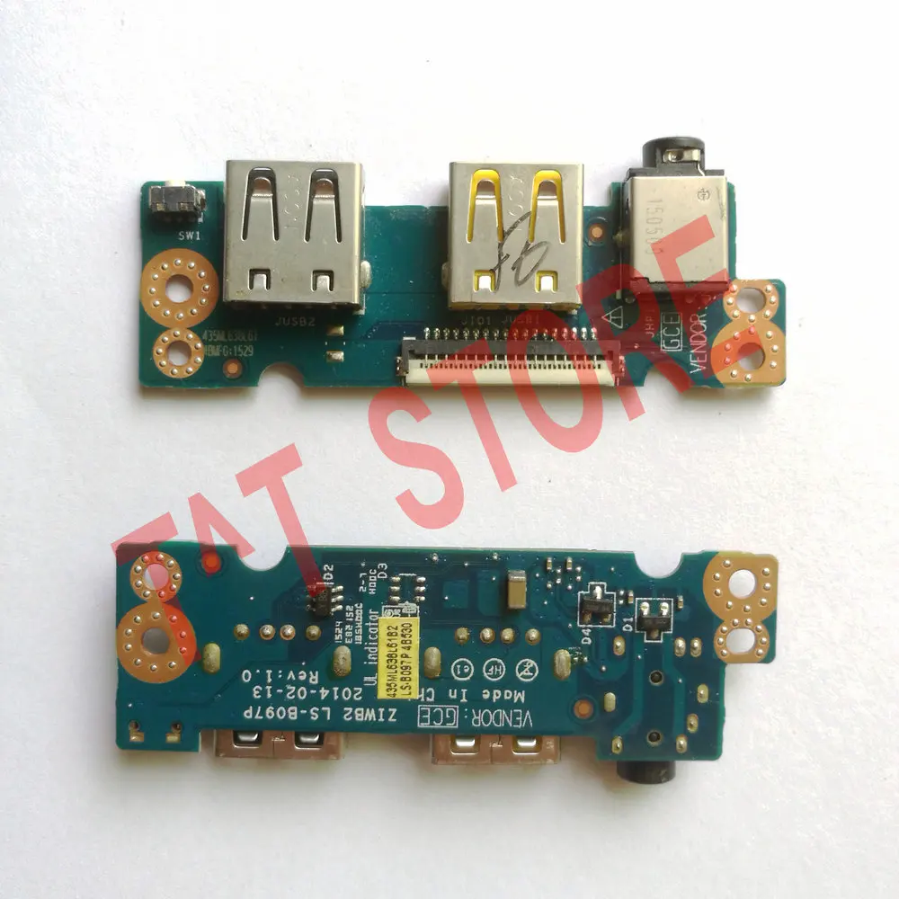 brand For Lenovo E40-30 E40-70 USB Board AUDIO Board LS-B097P test good free shipping