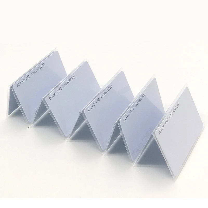 100pcs/Lot RFID 125Khz Card EM4100 TK4100 RFID Card Proximity Smart Card ID PVC Card For Access Control Time Attendance