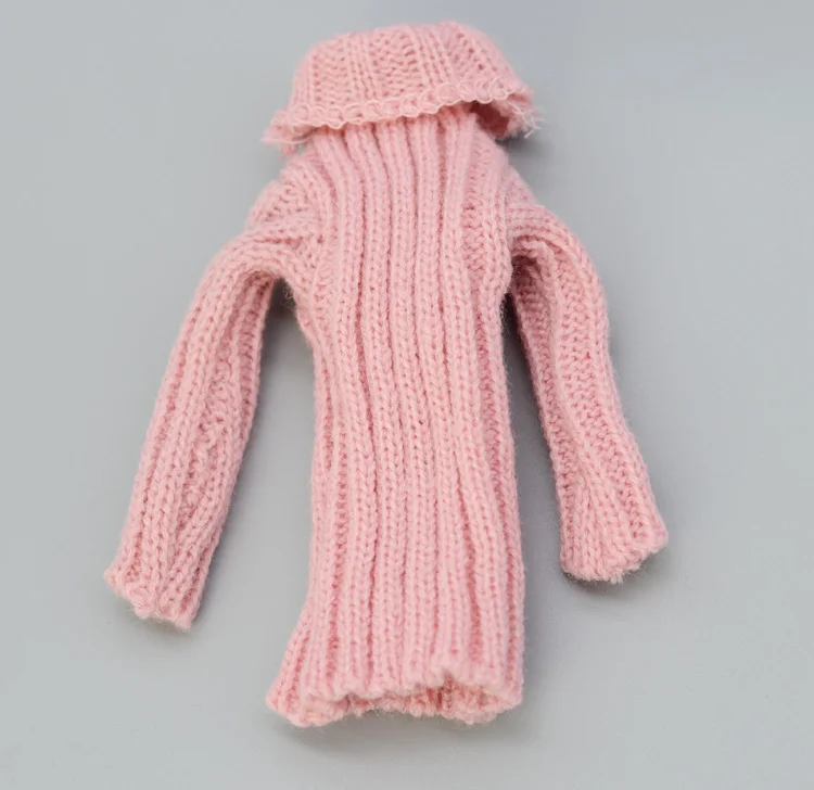 For Outfit Pullip Doll Accessories Princess Casual Suit Top Coat For 30 Cm Doll Clothes Sweater White Black Yellow 1/6