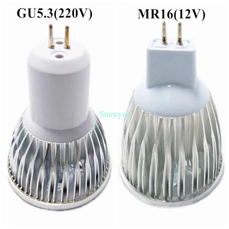 1 Piece Dimmable 3W 4W 5W GU10 E14 GU5.3 E27 B22 MR16(12V) LED Spotlight Downlight LED lamp led droplight bulb light Lighting