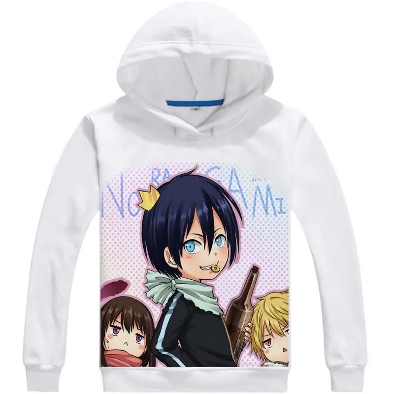 

Noragami Aragoto Stray God Hoodie Anime Yukine Cosplay white hoodies Cute Sweatshirts Japanese Cartoon Fans