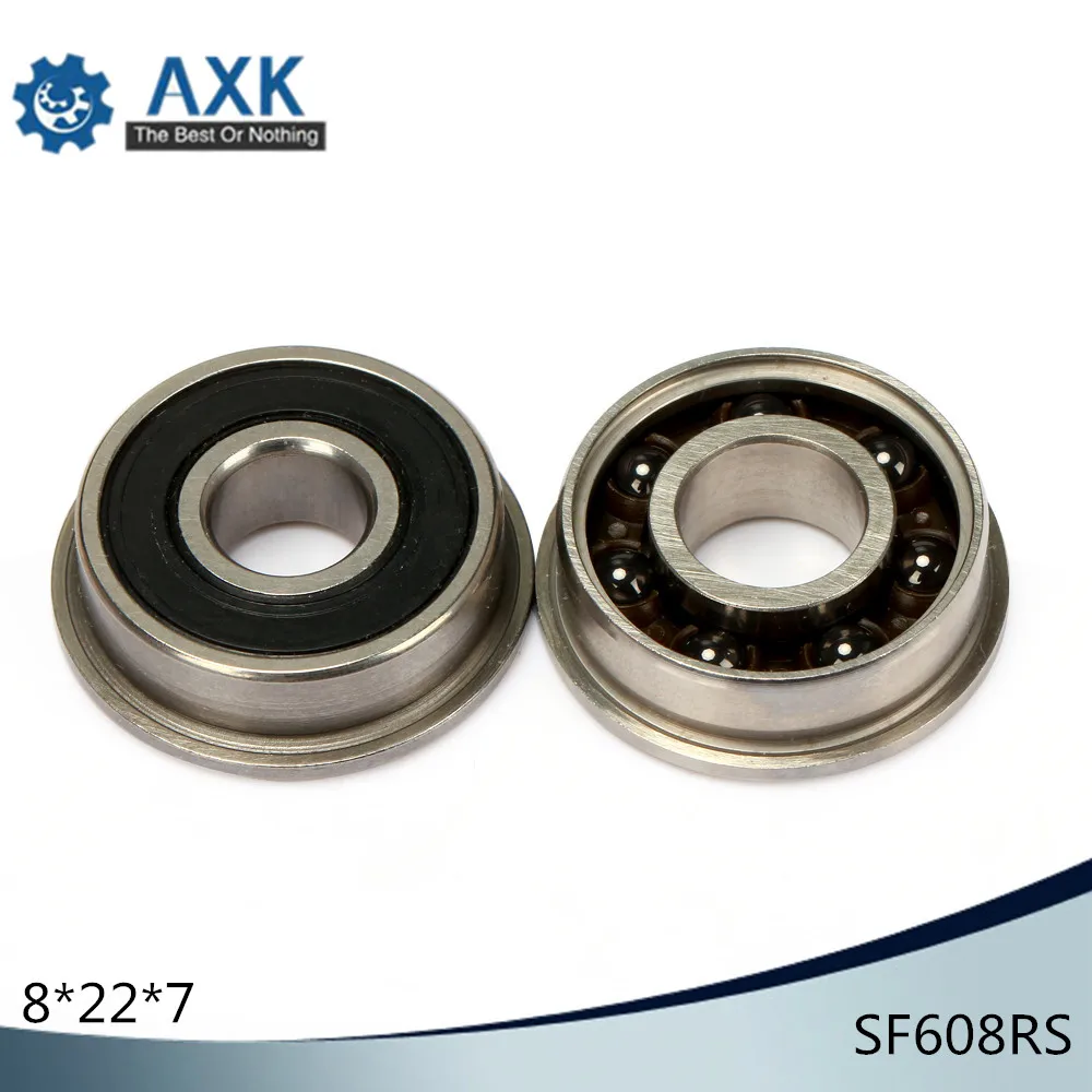 SF608RS Bearing 4PCS 8x22x7 mm ABEC-3 Hobby Electric RC Car Truck SF608 RS 2RS Ball Bearings SF608-2RS Black Sealed