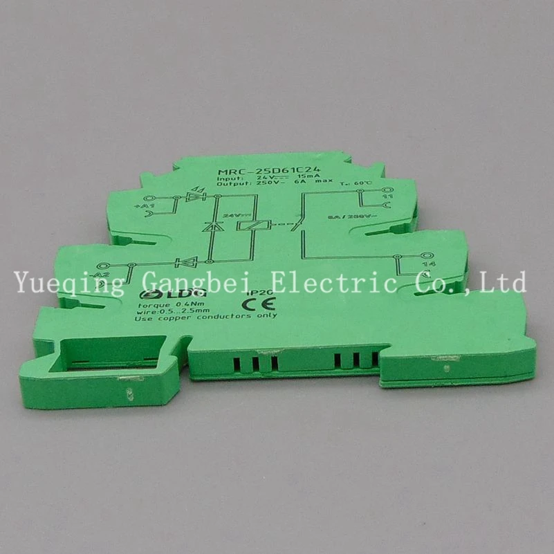 MRC-25D61C24 24V DC وحدة التتابع رقيقة جدا لوحة التتابع المتوسطة للإلكترونيات