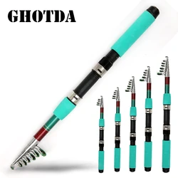 GHOTDA Portable Telescopic Fishing Rod Mini Fishing Rod Fishing Pole 1.8M -3.6M
