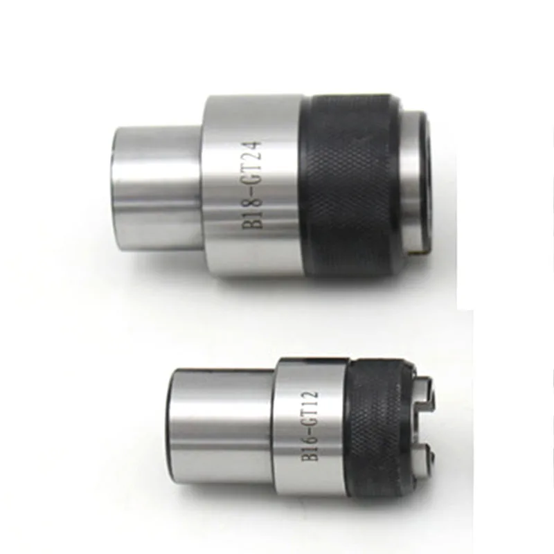 1PCS collet chuck holder GT12 B12 GT12 B16 B18 GT24 B16 B18 JT6 JT2 tapping chuck handle for bench drill machine