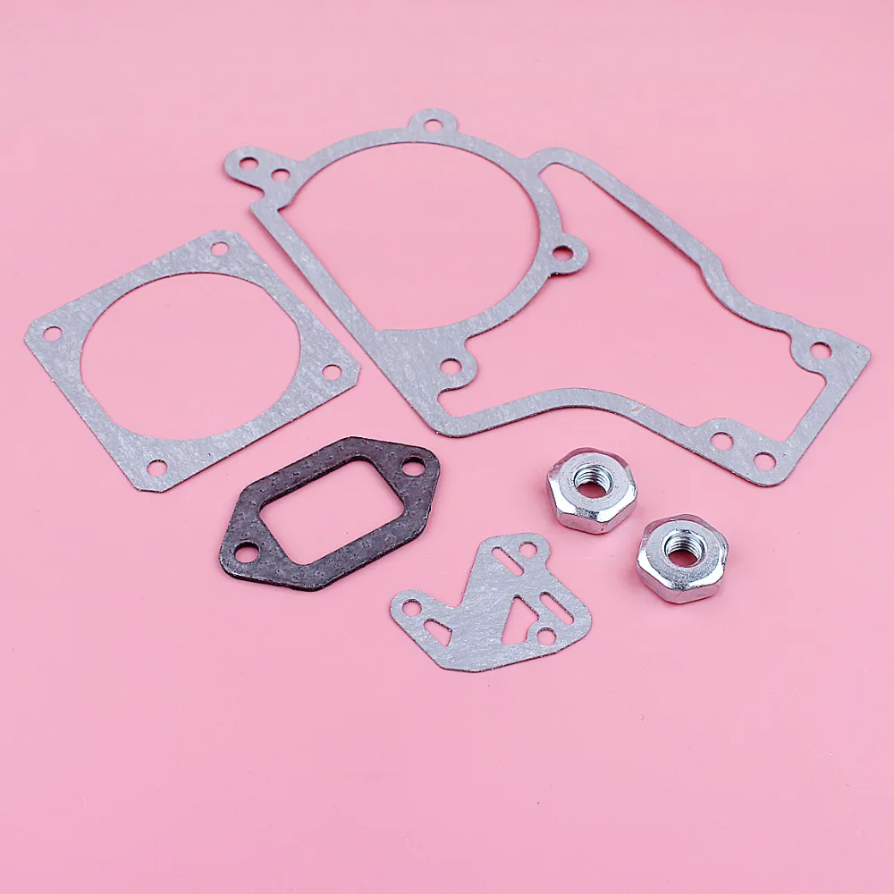 Kit de tuerca de barra de junta de bomba de aceite, silenciador de cilindro de cárter para motosierra Stihl 038 MS380 MS381 MS 380 381, pieza de repuesto
