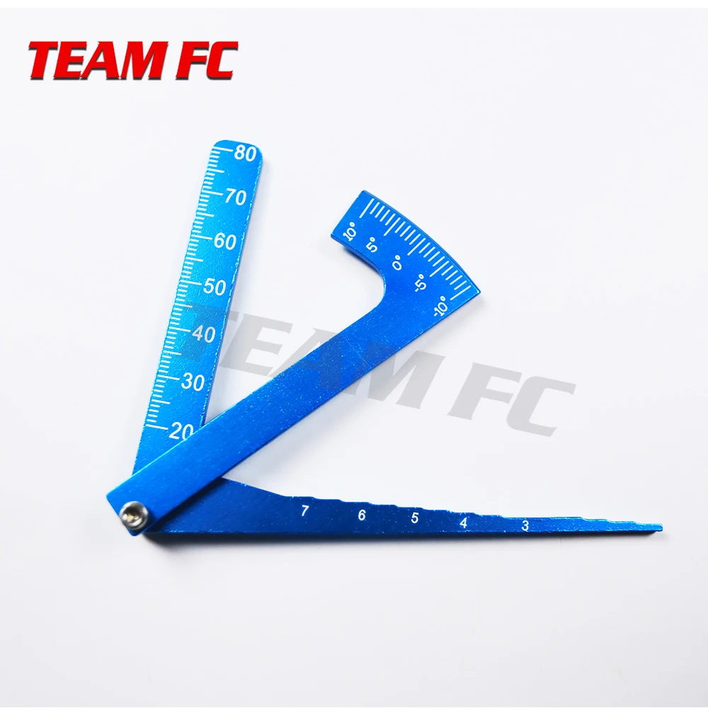 Adjustable Ruler Measure RC Car Height & Wheel Rim Camber tools for 1/10 1/8 HSP HPI RC On-road Car S72