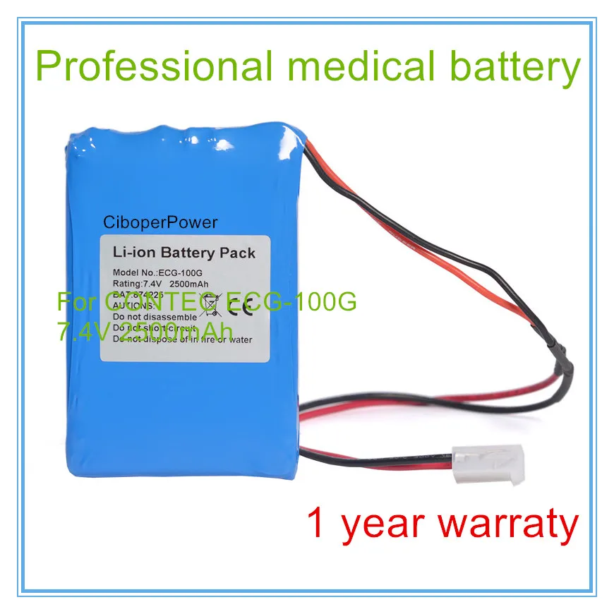 

Medic Battery Replacement for ECG ,ECG-100G,ECG-100G High Quality Vital signs monitoring battery