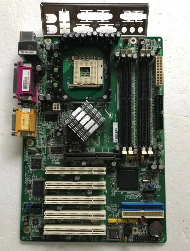 G4S600-B 100% OK Original Embedded IPC Mainboard 865G ATX Industrial Motherboard 5*PCI 2*COM 1*LAN with RAM PGA478 CPU