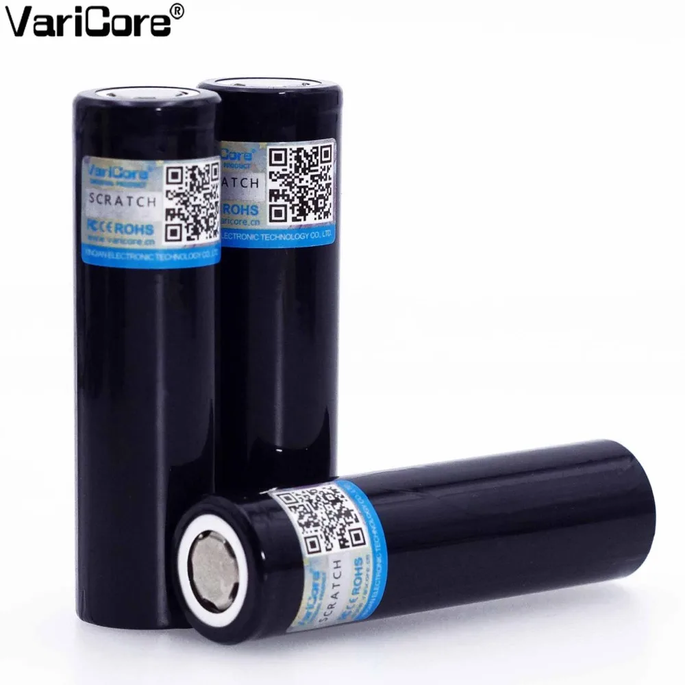 VariCore Original New V-34 18650 3.7V 3400mA Rechargeable lithium battery Light Flashlight batteries LED light battery