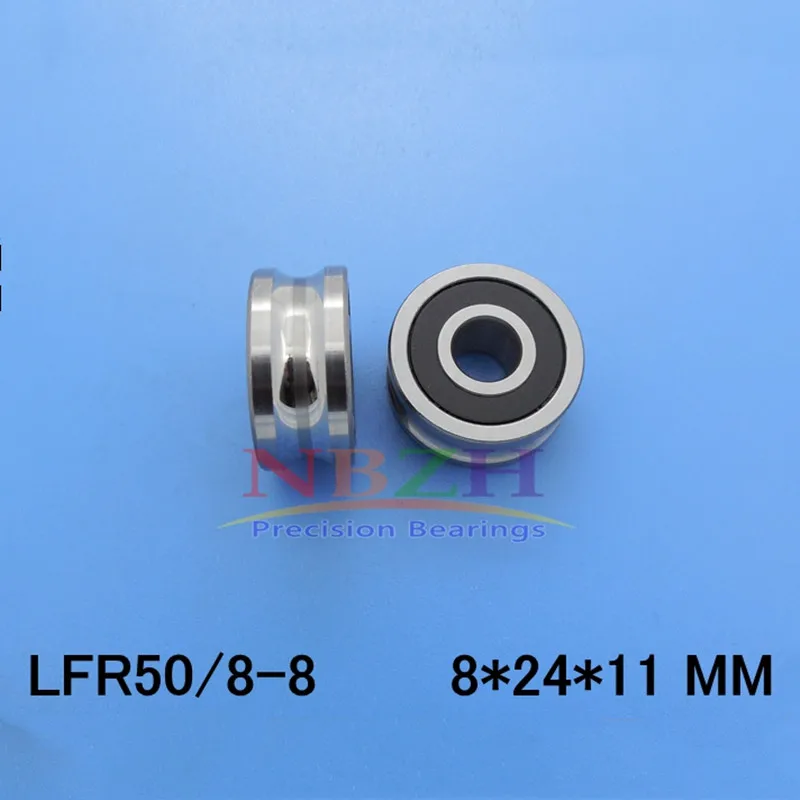 

10 шт. LFR50/8 подшипники NPP LFR50/8-8 LFR50/8-8 LFR50/5-8 LFR50/5-8 NPP U-образные гусеничные роликовые подшипники LFR50/8NPP R50/8-8 2RS