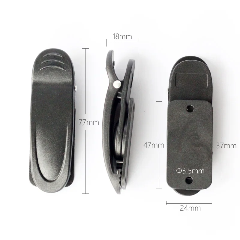 Imagem -03 - Catraca Preto Qinggear Clipe de Cinto Clipe Fivela Pacote de Peças de Ferramenta Acessório Diy Case de