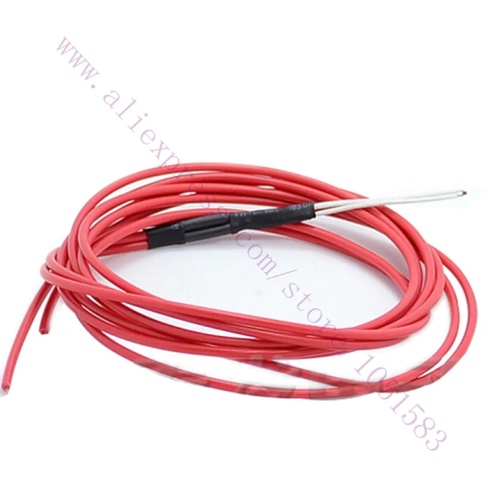 5pcs SEMITEC 104NT-4-R025H42G 100K 300Degree Thermistor Temperature Sensor w/ Fiberglass Instead 104GT-2 f/ 3D Printer Extruder