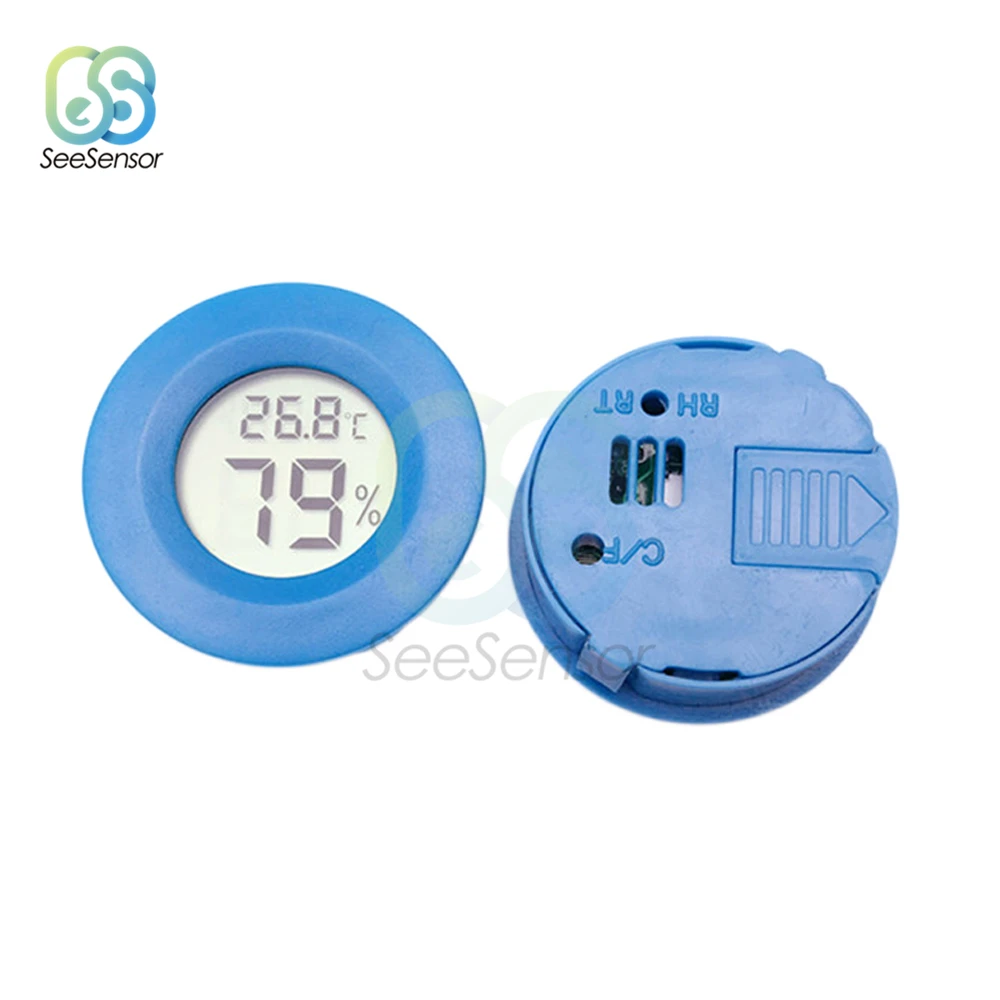 Mini LCD Digital Thermometer Hygrometer Temperature Humidity Meter Detector Fridge Freezer Tester -50~ +70°C