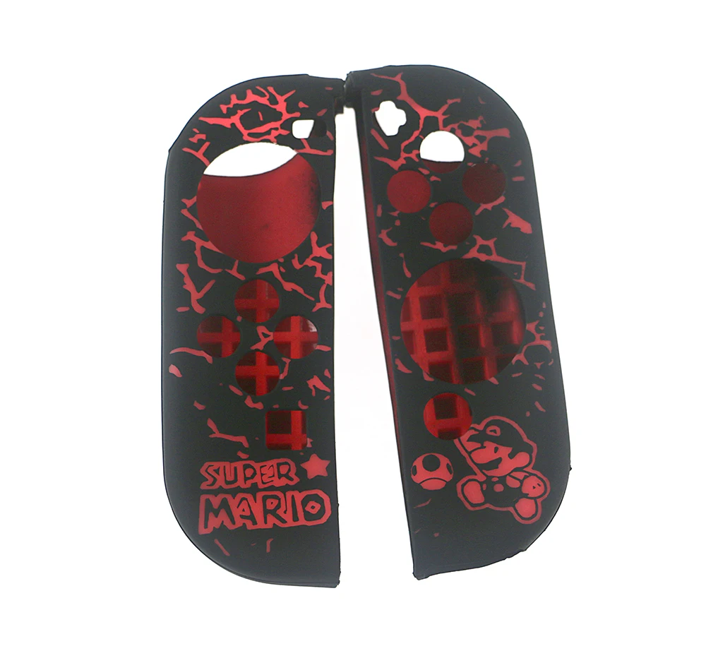 Penutup Kulit Pelindung Case untuk Switch NS Joy-Con Controller Perlindungan Shell Edition Kasus Karet Silikon Chengchengdianwan