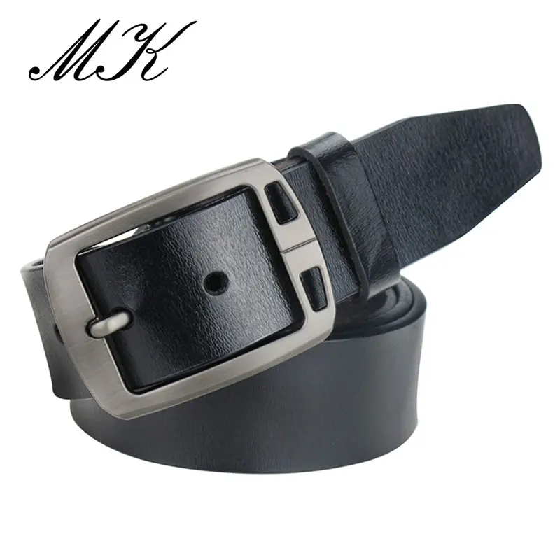 Luxury Leather Belts for Men Luxury Brand Designer Men Belt High Quality Retro Metal Buckle Vintage Jeans Belts